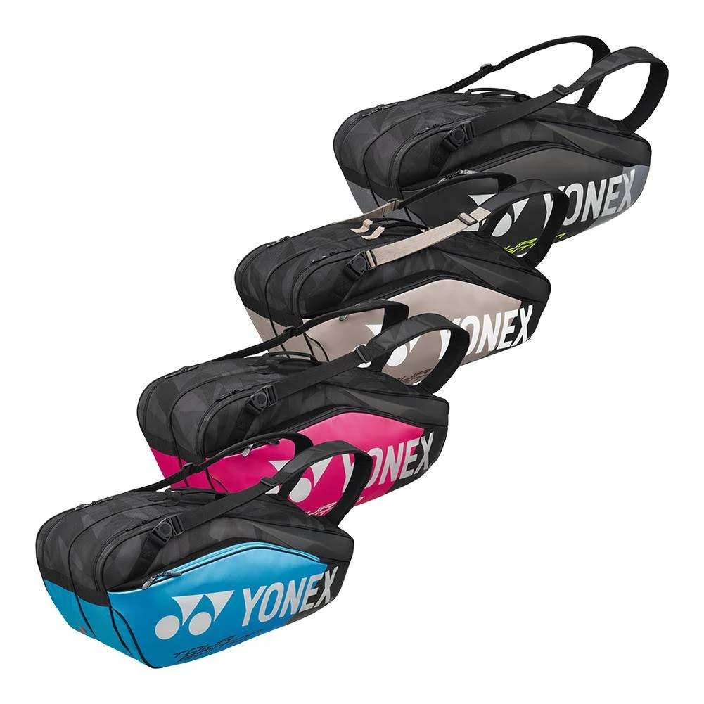 Yonex Pro Series 6 Pack Tennis Bag - Black