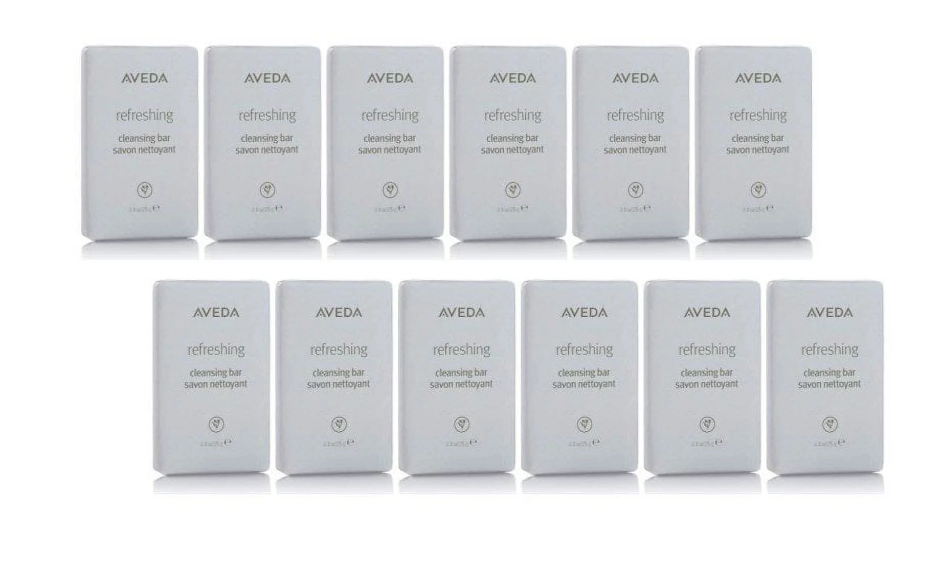 Aveda Refreshing Cleansing Bar Soap. Lot of 12 Bars. Total of 12oz