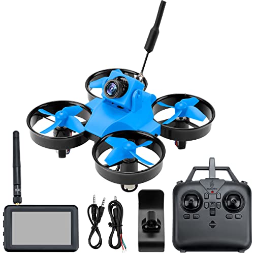 Makerfire FPV Drone Kit with IPS Display 5.8GHz 800TVL Camera Mini FPV Quadcopter for Beginners, One Button Take Off,3D Flip, Headless Mode, Speed Adjustment Camera Drone