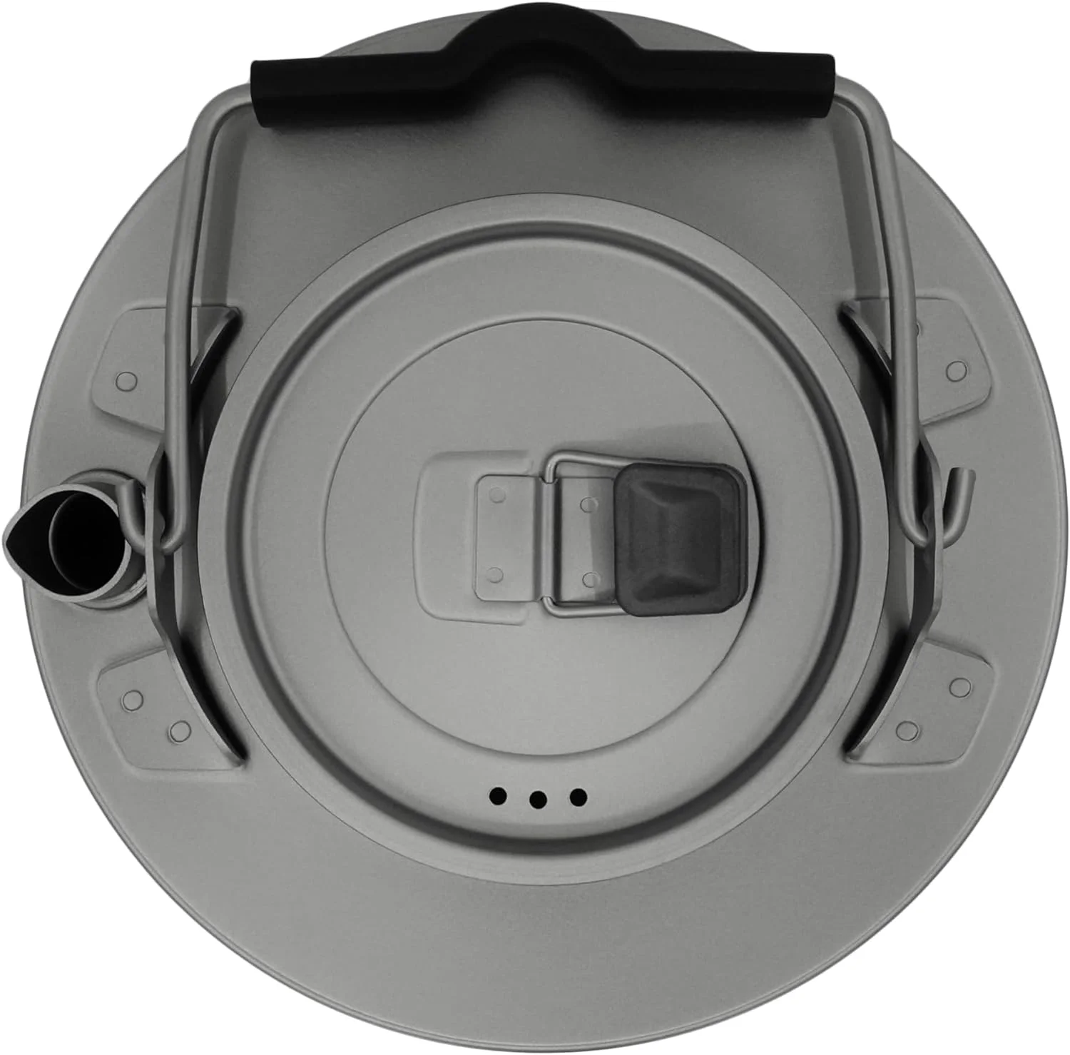 Kuvik 600ml (20.3 oz) Titanium Kettle - Ultralight and Compact Kettle for Backpacking, Camping, and Home