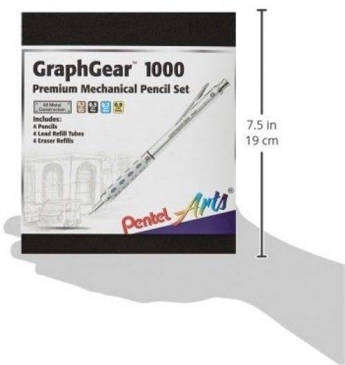 Pentel GraphGear 1000 Premium Mechanical Pencil Set