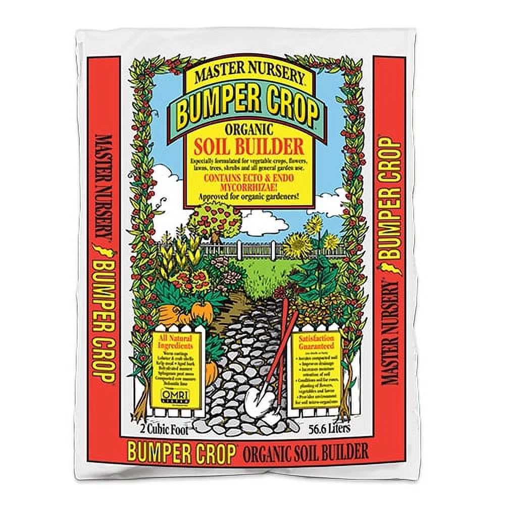 Coast of Maine Organic Bumper Crop Soil Builder, 2 CUFT - Radiant Selections