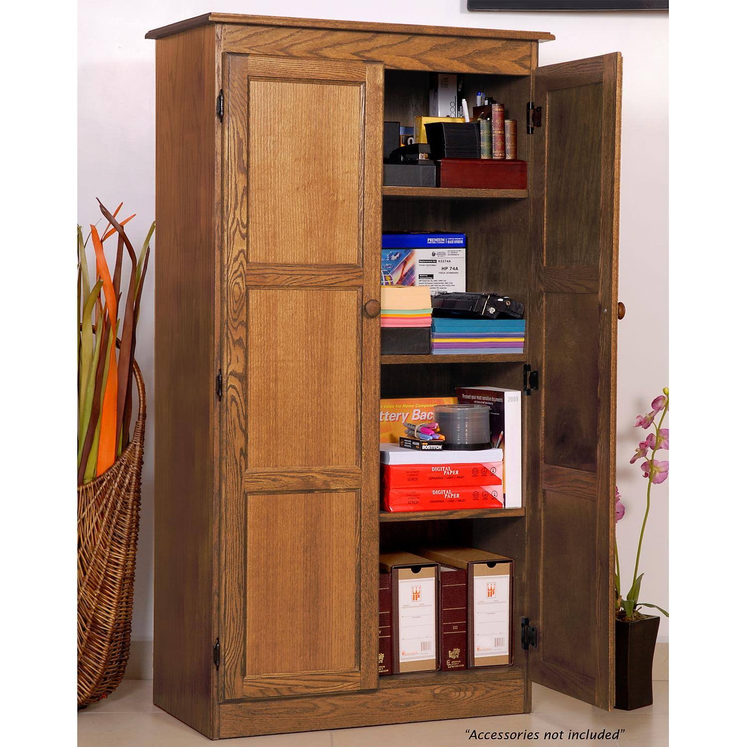 Concepts in Wood Storage Cabinet