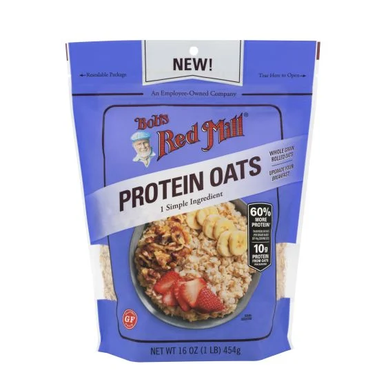 Bob's Red Mill High Protein Gluten Free Rolled Oats 16 oz Pack of 4