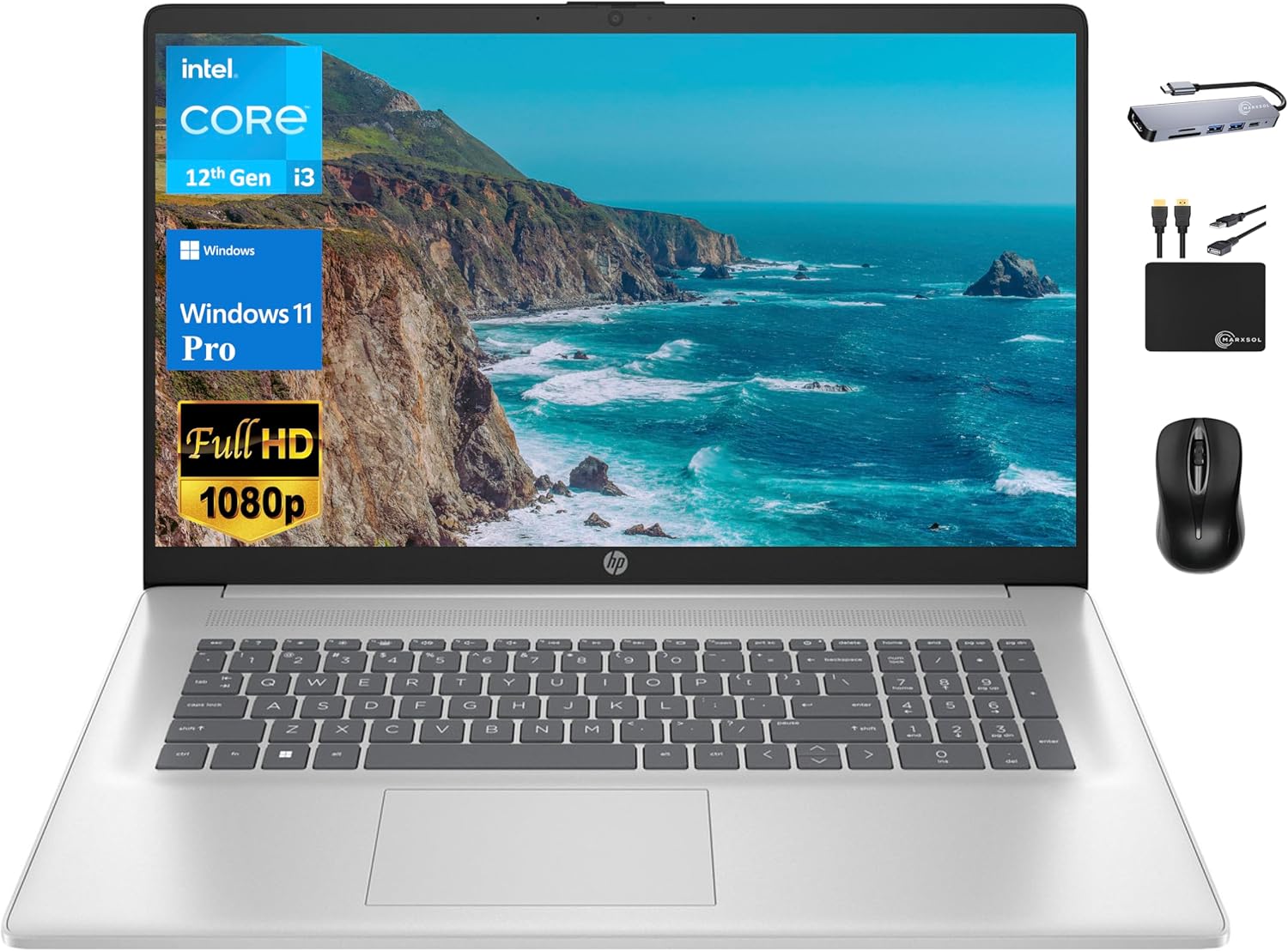 HP 17 Business Laptop 2024 Flagship, 17.3