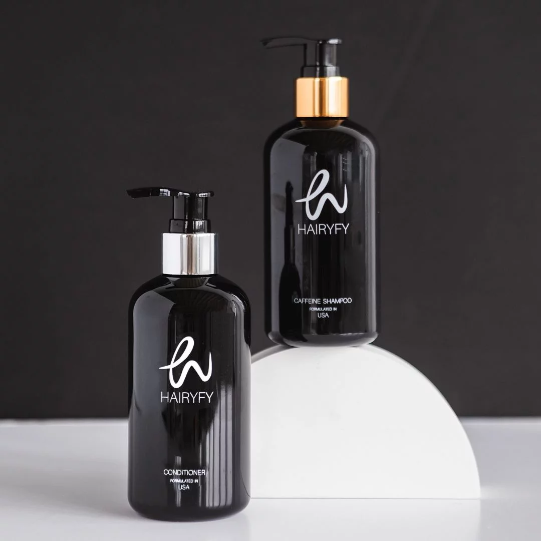 Hairyfy Caffeine Shampoo With Minoxidil For Men Hair Loss (Shampoo + Conditioner) Kit