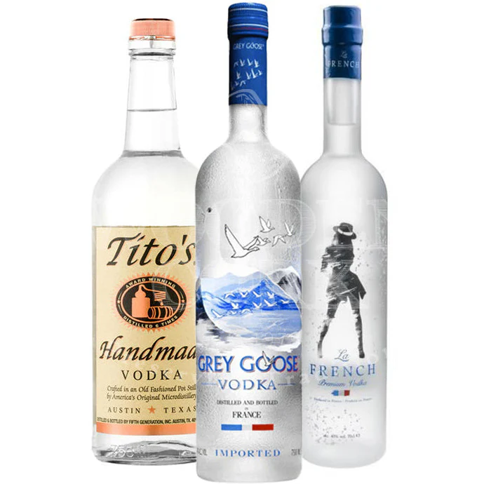 Tito's & Grey Goose & La French Vodka Bundle - Nestor Liquor