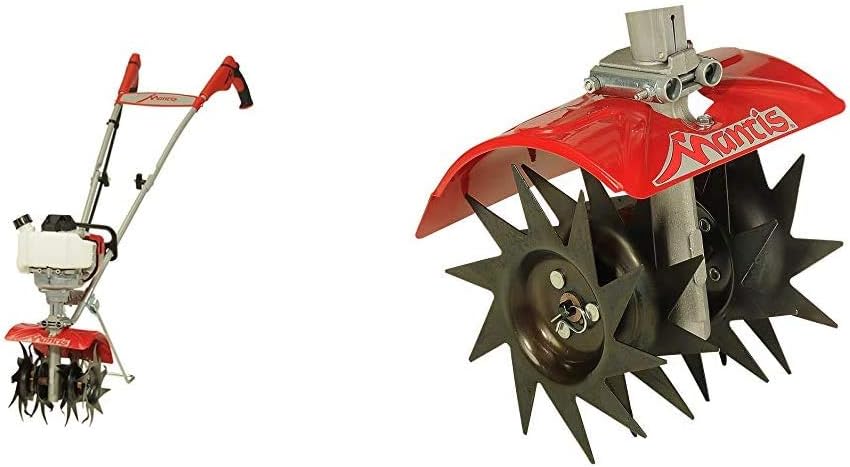 Mantis 7940 4-Cycle Gas Powered Cultivator, red