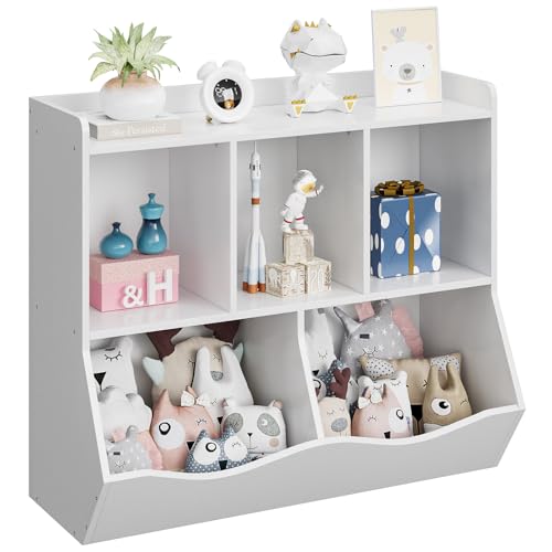 Kids Bookshelf and Bookcase Toy Storage Multi Shelf with Cubby Organizer Cabinet for Boys Girls,for Children Playroom Hallway Kindergarten School