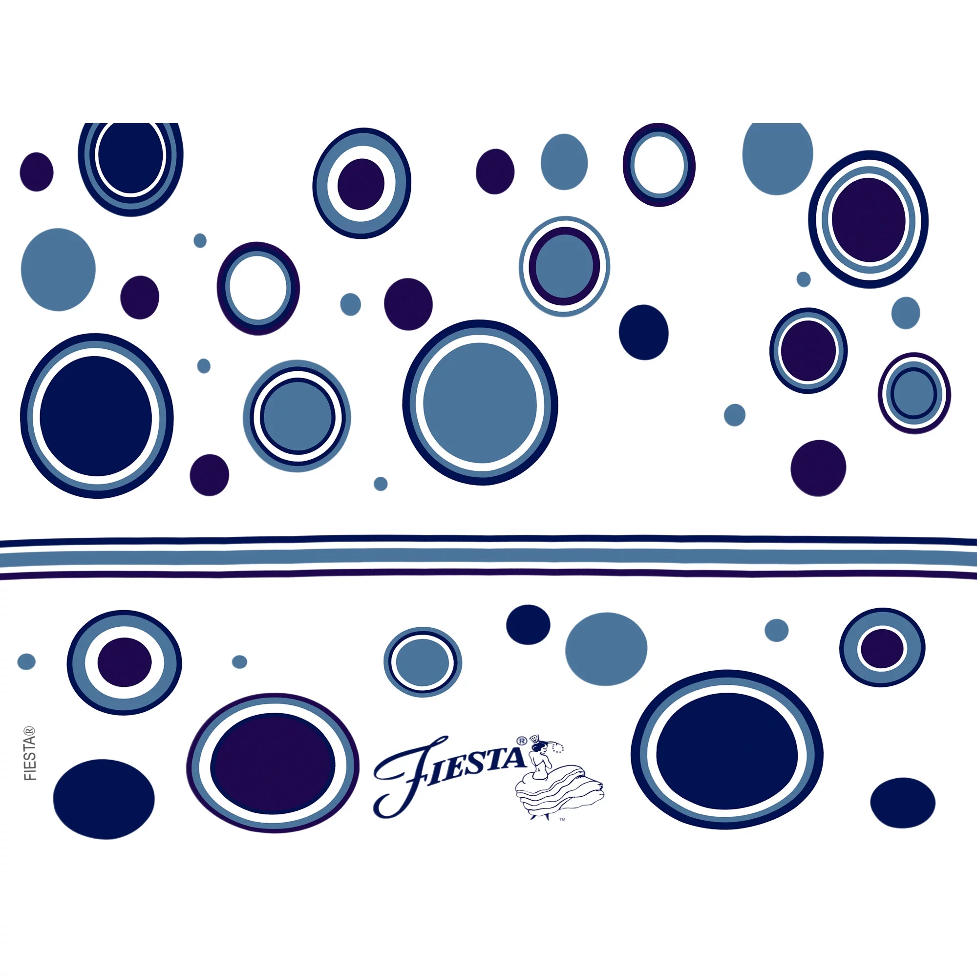 Tervis Fiesta Lapis Dots Made in USA Double Walled  Insulated Tumbler Cup Keeps Drinks Cold & Hot, 24oz - 2pk, Unlidded