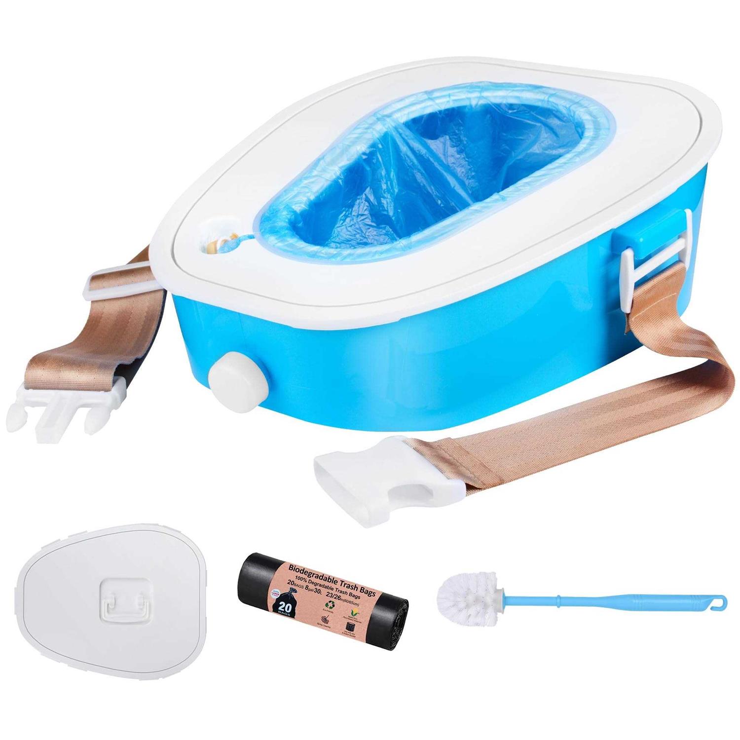 A ARCITON Portable Toilet Camping Toilet Indoor & Outdoor Commode,Travel Potty,Portable Toilet for Car,Camping,Hiking,Boating,Long Road Trips,Traffic - Sports Supplies Online Store