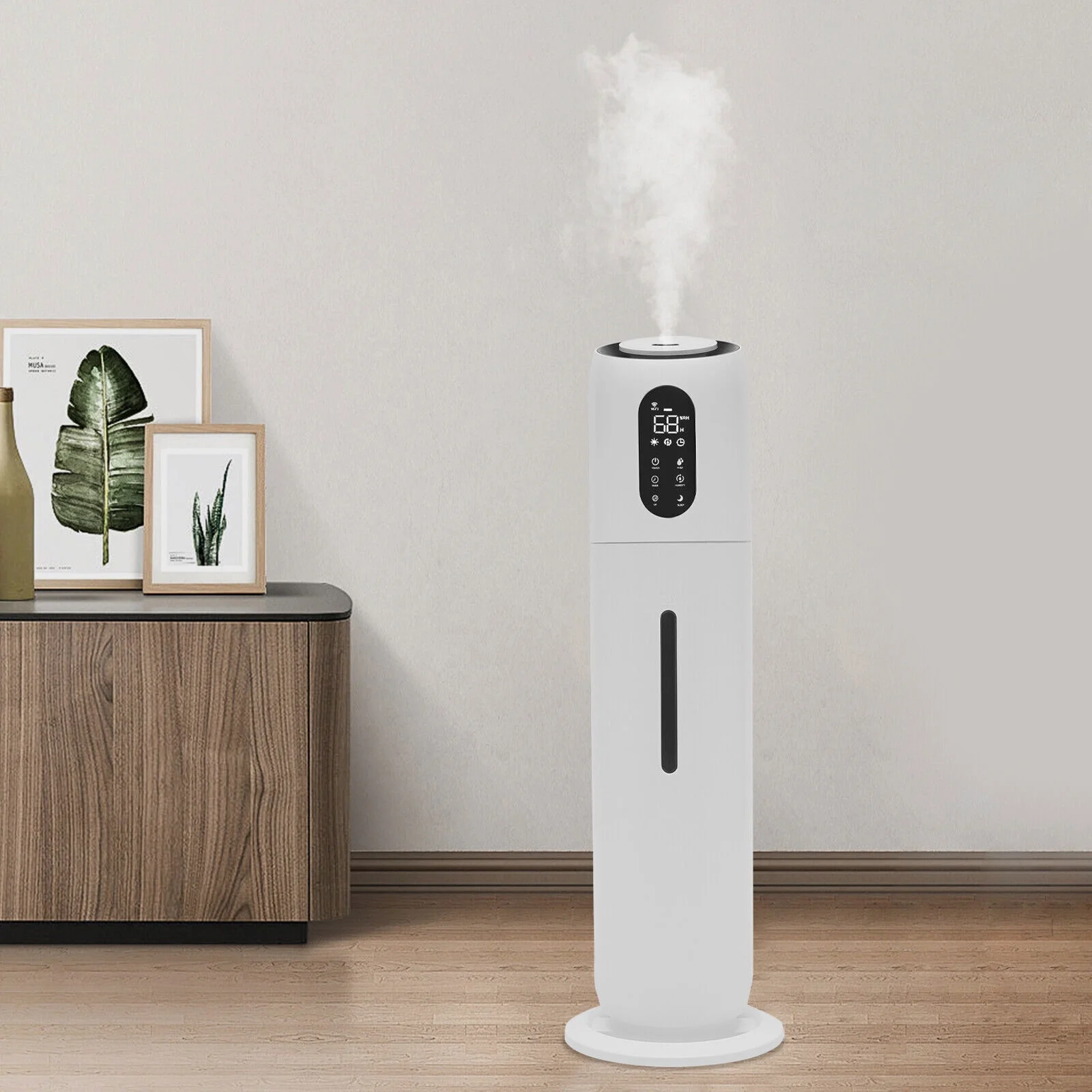 Miumaeov 9L Large Room Humidifier Whole House Ultrasonic Cool Mist Humidifier with Remote Control