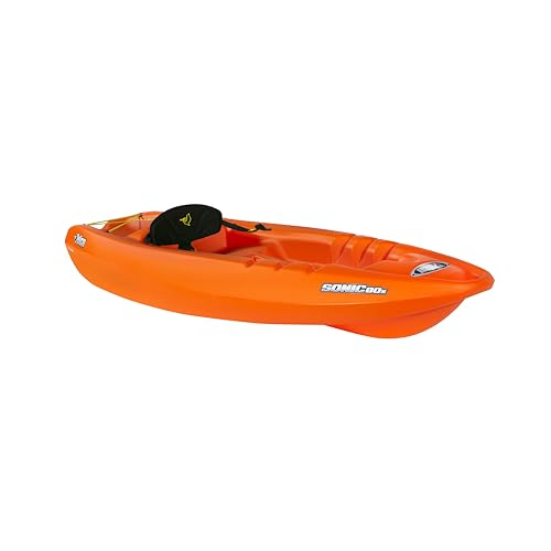 Pelican - Sonic 80X Youth Kayak - Sit-on-Top - Recreational Kayak - 8ft