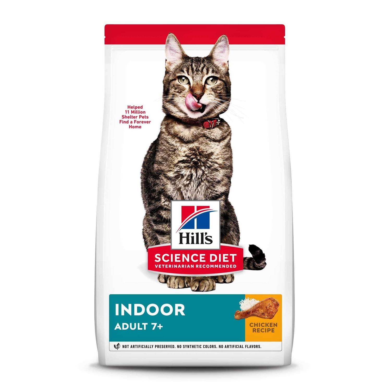 Hill's Science Diet Adult 7+ Indoor Dry Cat Food - Pet Supplies online store