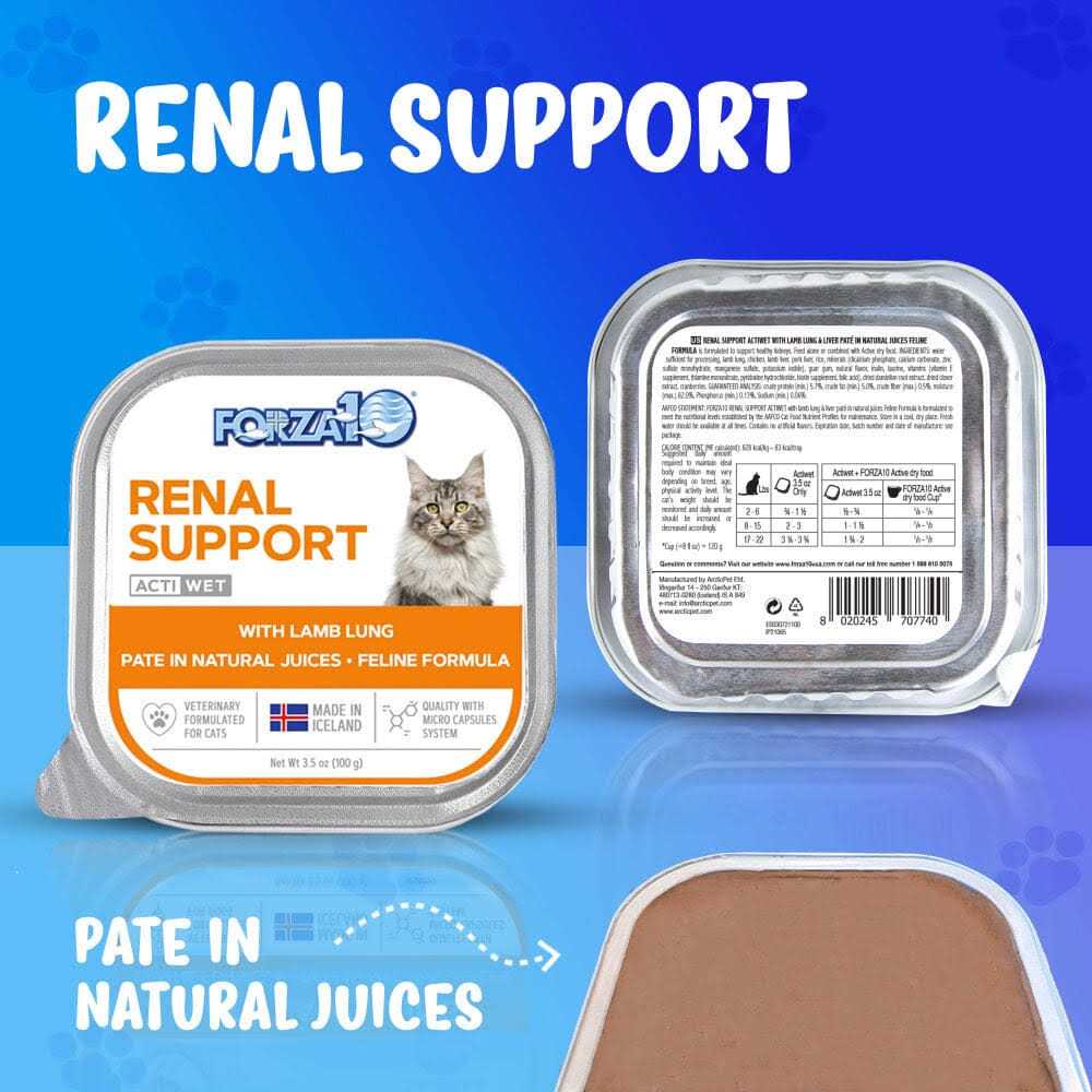 Forza10 Nutraceutic Actiwet Renal Support Wet Cat Food - Pet Supplies online store