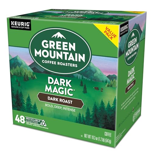 Green Mountain Coffee Roasters Dark Magic Keurig Single-Serve K-Cup Pods, Dark Roast Coffee, 72 Count