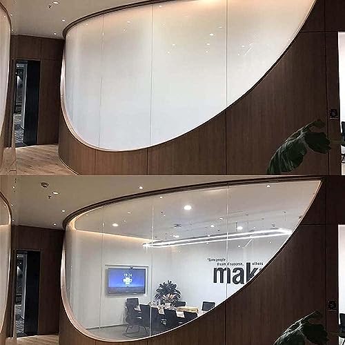 Switchable Adhesive Smart Film PDLC Electronic Smart Tint Glass Sticker for Home Office Window, 6Inch x 11.8Inch