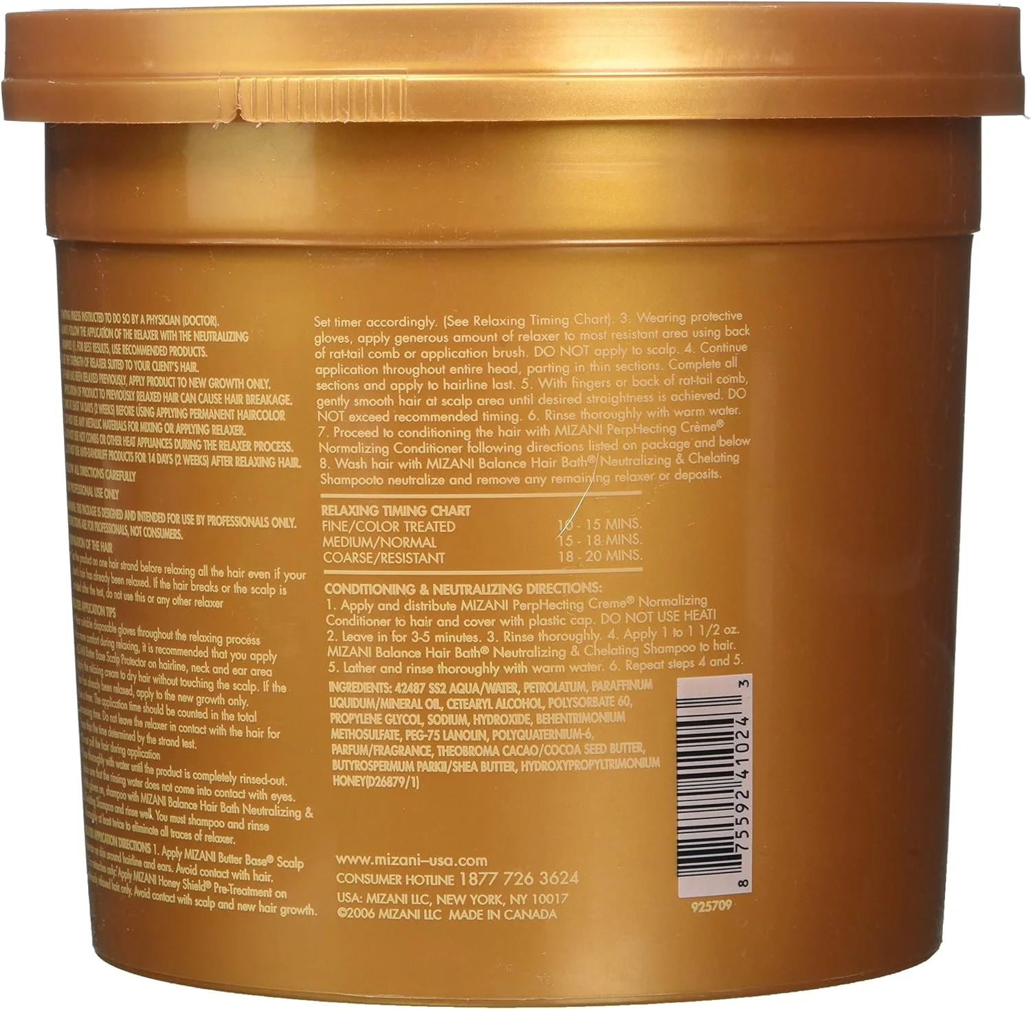 Mizani Butter Blend Relaxer Medium / Normal 30oz