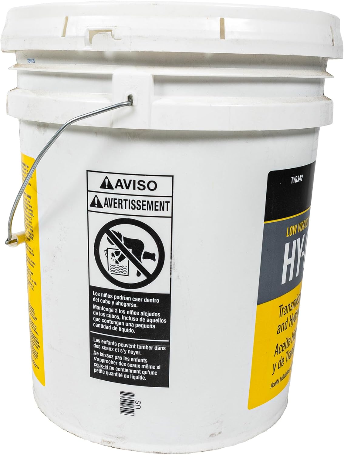 John Deere Low Viscosity Hy-Gard Transmission and Hydraulic Oil 5 Gallon Bucket TY6342