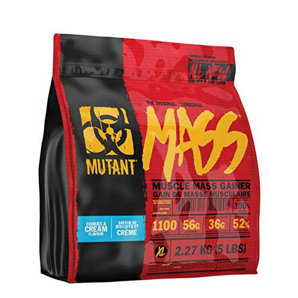 PVL Mutant Mass 2200 g Cookies and Cream Weight Gain Shake Powder