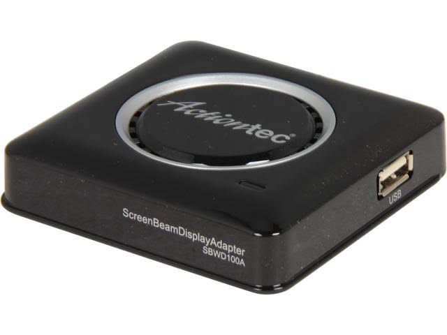 Actiontec ScreenBeam Kit Wireless Display Receiver u0026 Transmitter for Non-WiDi Laptops/Miracast Devices - Wireless A/V Extend