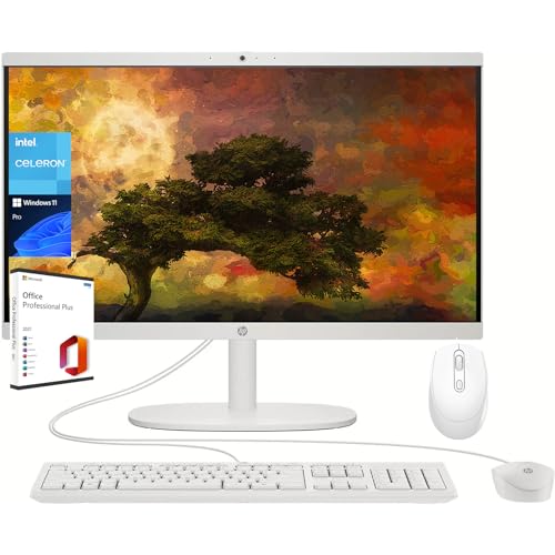 HP 2024 Newest All-in-One Desktop, 21.5