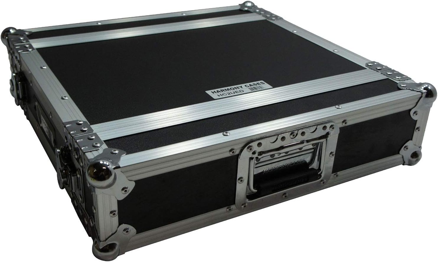 Harmony Cases HC2UED Pro DJ Flight 2U FX Effect 16 Depth Road Vertical Case