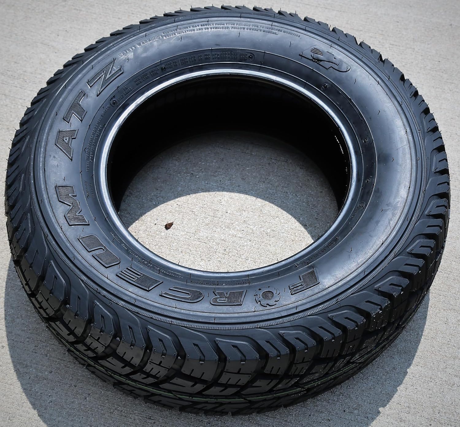 Forceum ATZ A/T All-Season All Terrain Light Truck Radial Tire-LT235/75R15 235/75/15 235/75-15 116/113Q Load Range E LRE 10-Ply BSW Black Side Wall