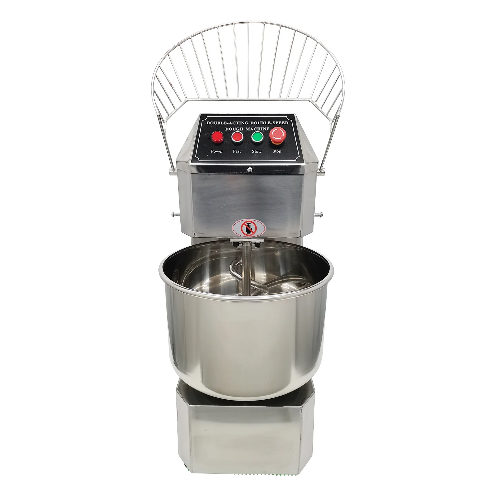 INTSUPERMAI Commercial Electric 30QT Dough Mixer Machine Double Action Double Speed