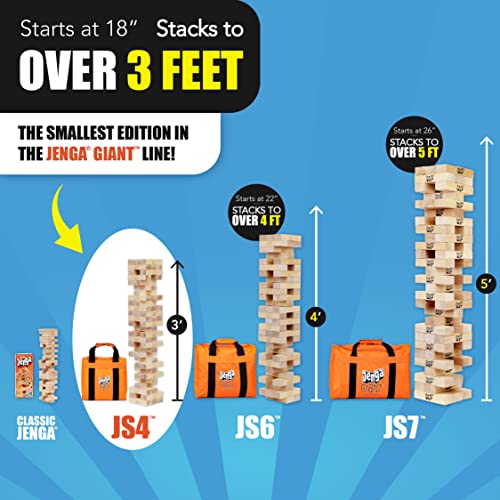Jenga Giant - Stacks to Over 5 feet - Officially Licensed - JS7