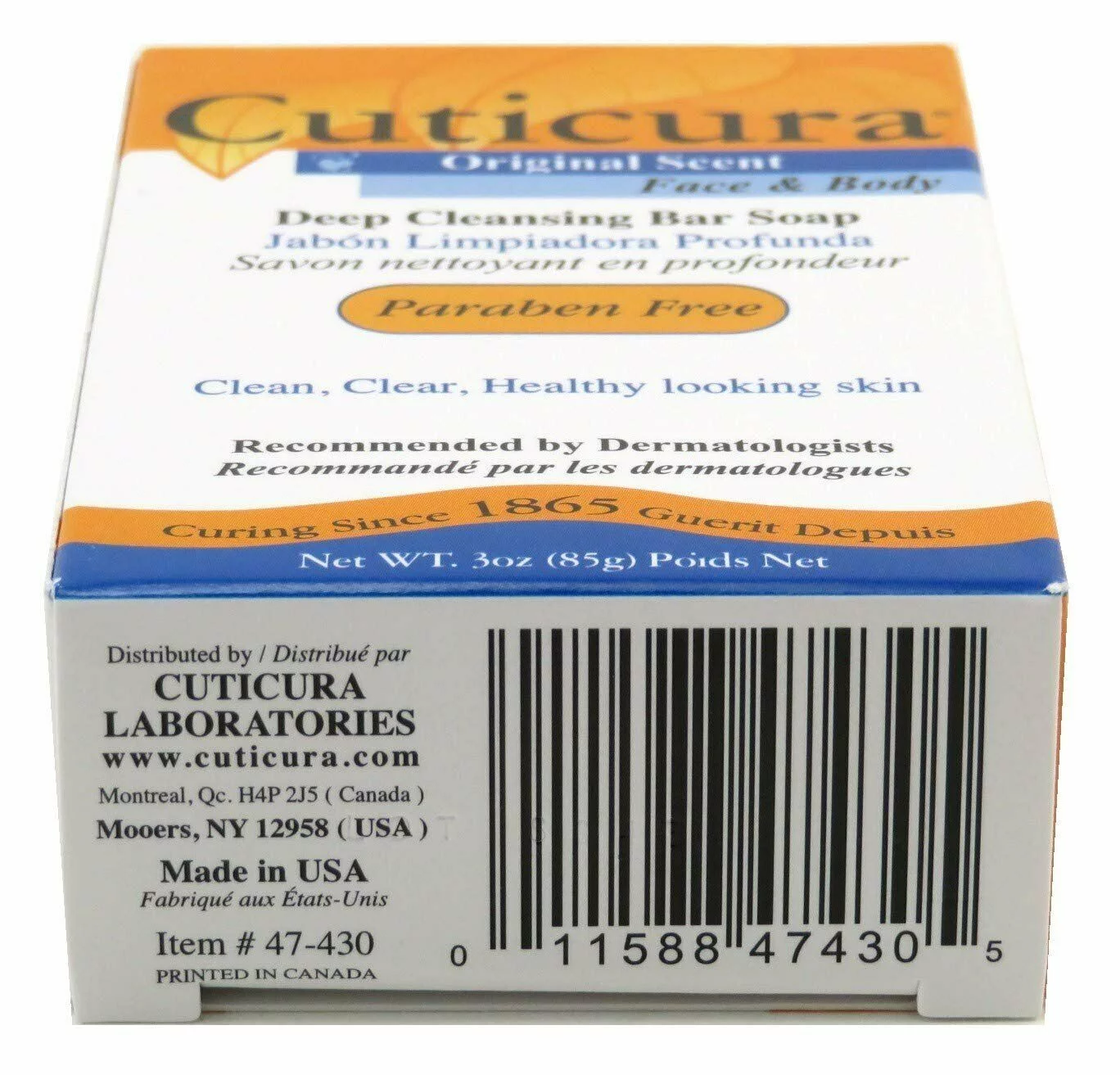 Cuticura Antibacterial Soap Original Formula 3 Oz, 6-Pack