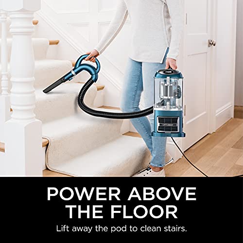 Shark | Upright Vacuum Cleaner for Home | Rotator Lift-Away | No Hair Wrap | HEPA Filter | Lightweight Bagless Vacuum for Pet Hair | LED Headlights For Carpets & Hardwood Floors | Silver | LA502