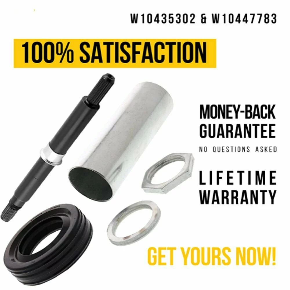 Whirlpool Kenmore Cabrio Washer Tub Shaft Bearing Kit W10447783 W10435302