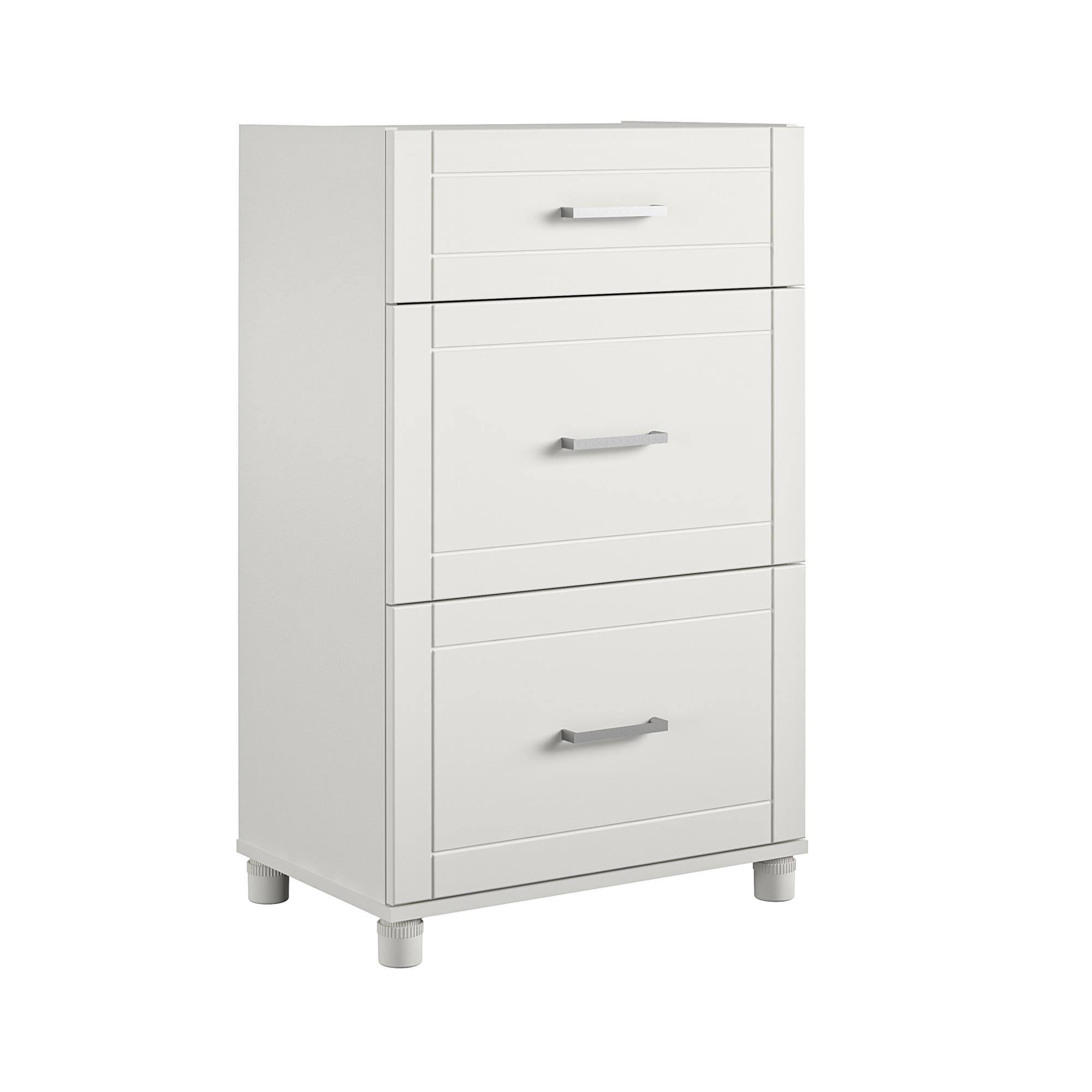 Avenue Greene Coyle 24 inch 3 Drawer Base Cabinet - White DO69996