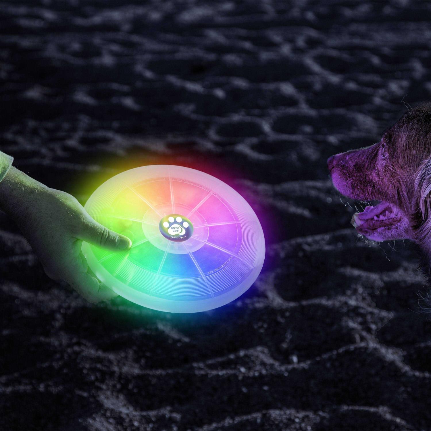 Nite Ize Flashflight Dog Discuit LED Flying Disc - Pet Supplies online store