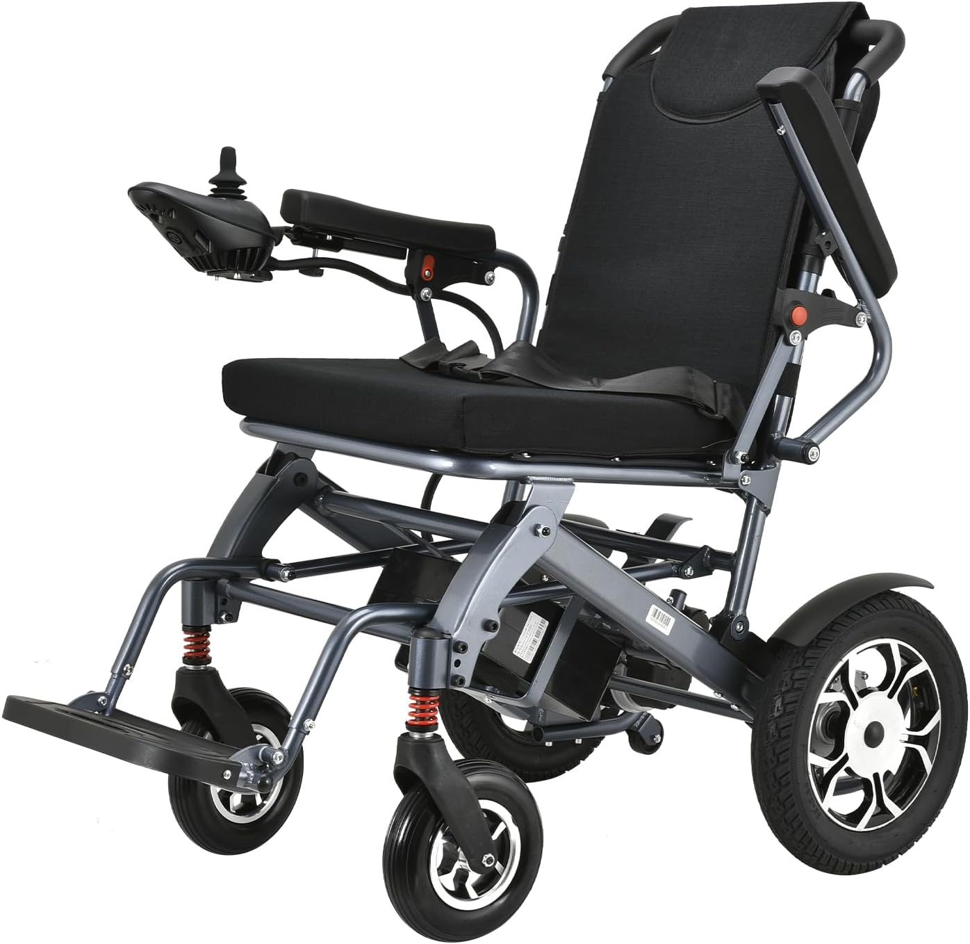 20 Miles Long Travel Range Electric Wheelchair for Adults,600W Motors Intelligent Power Wheelchair Lightweight Foldable All Terrain Motorized Wheelchair for Seniors,Only 50.7lbs-Airline Approved