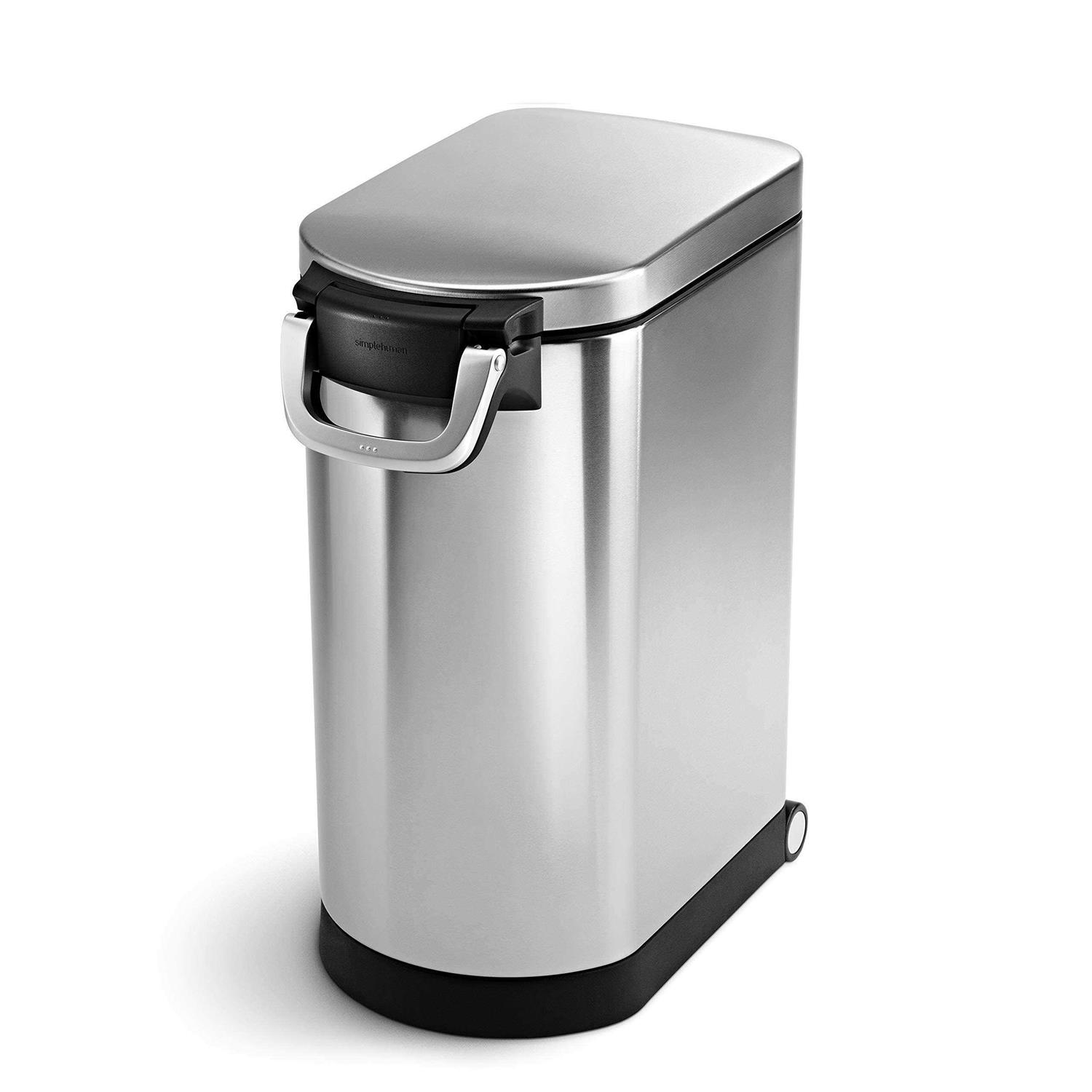 simplehuman Stainless Steel Large Pet Food Storage - Pet Supplies online store