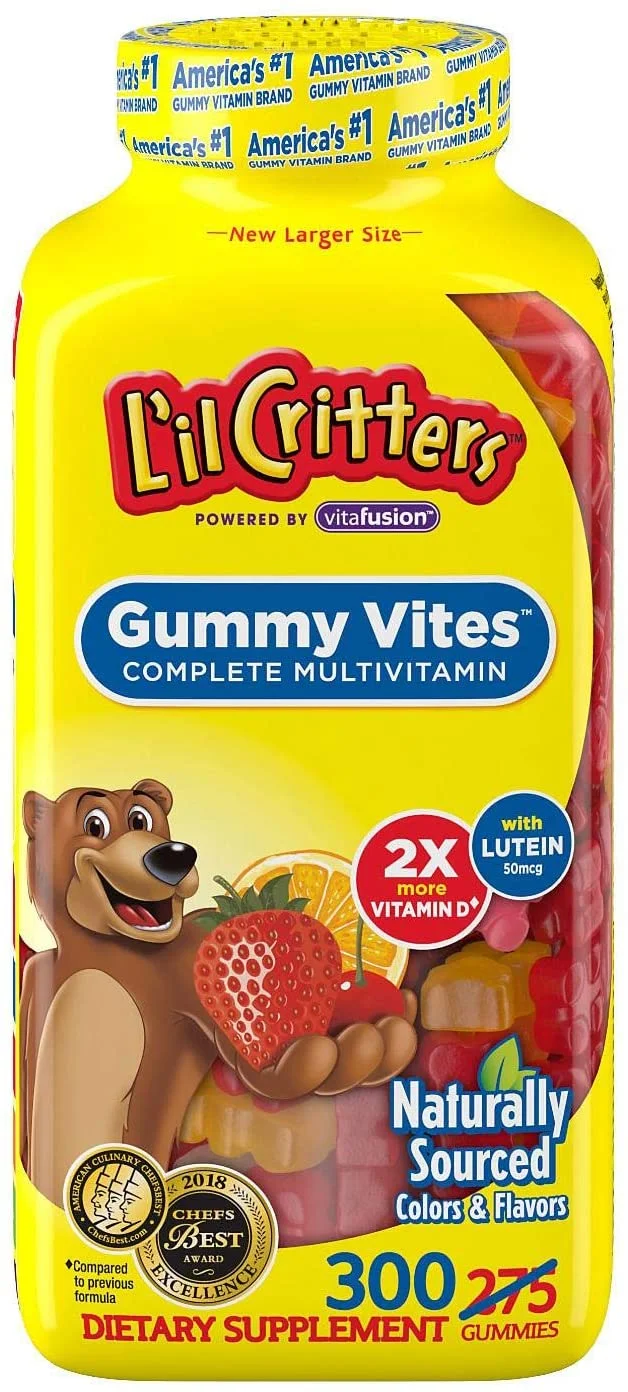 Lil Critters Gummy Vites Multi Vitamin & Mineral Formula, 300 Gummies