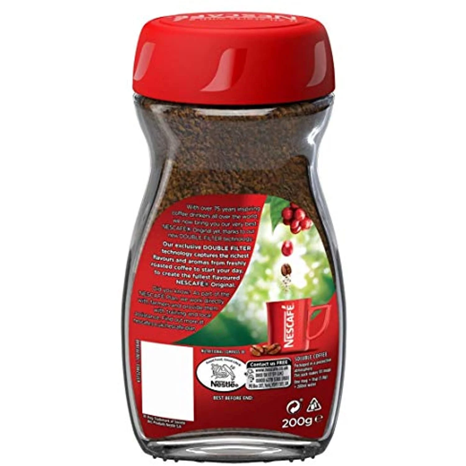 Nescafe Original Coffee 200G (England)