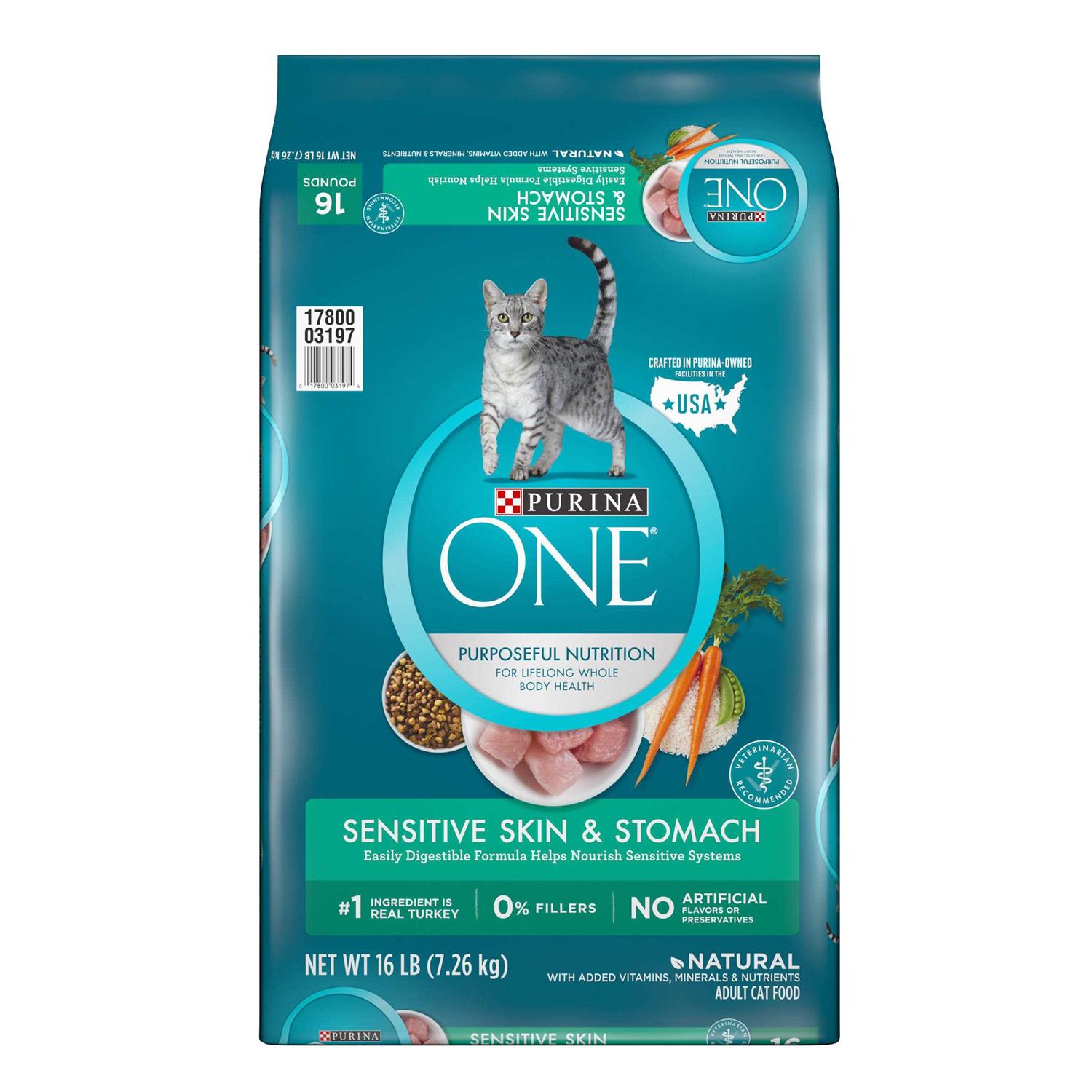 Purina ONE Sensitive Systems Dry Cat Food - Pet Supplies online store