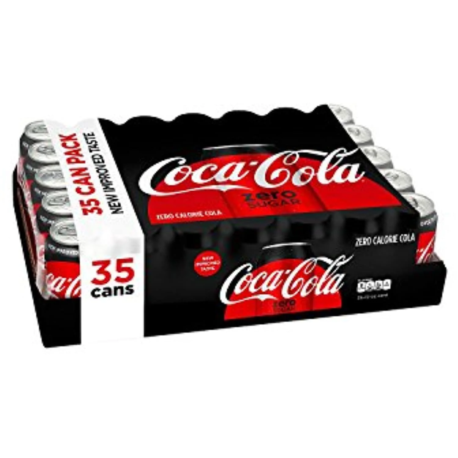 Coca-Cola Coke Zero Cans, 12 Ounce [35 Cans]