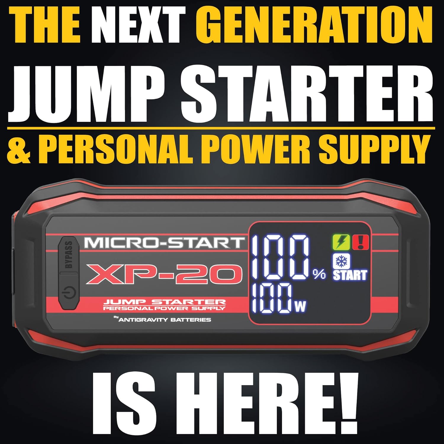 Antigravity MICRO-START XP-20-HD HEAVY DUTY Lithium Jump-Starter Portable Power Supply