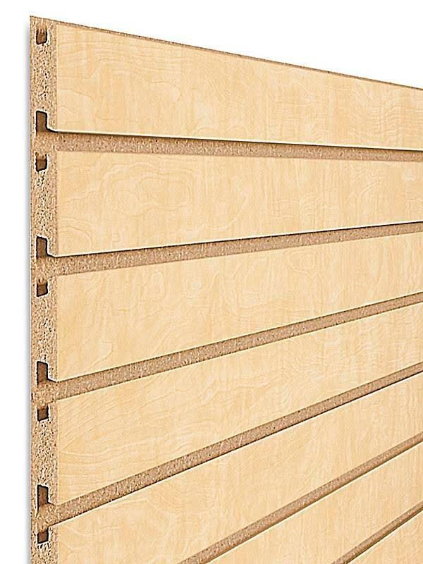 Slatwall Panels - 4 x 8&, Birch Melamine - Anchor Core - Pack of 2 - H-5060BIR