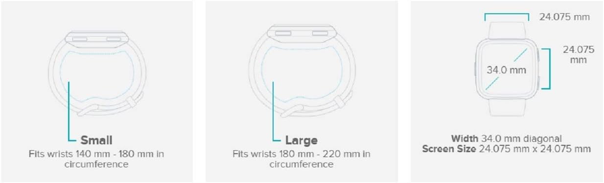 Fitbit Versa Special Edition Smartwatch with Woven Band - Lavender / Rose Gold (Renewed)