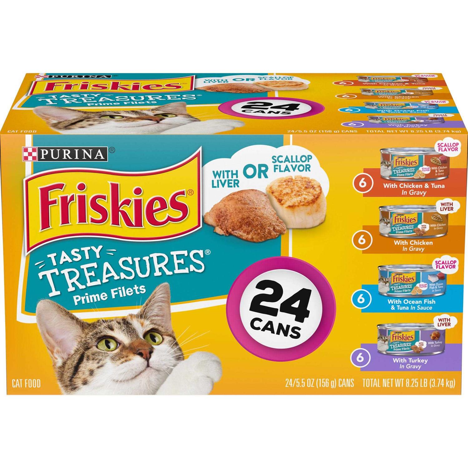 Purina Friskies Tasty Treasures Wet Cat Food - Pet Supplies online store