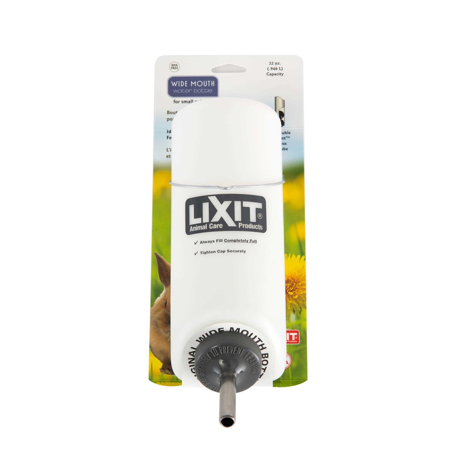 Lixit Wide Mouth Water Bottle - Pet Supplies online store
