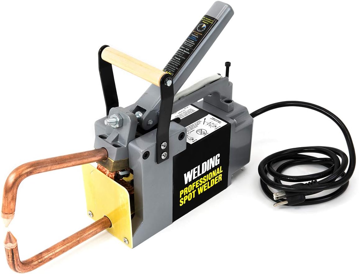 Stark Professional Portable Spot Welder Machine Electric Welding Systems DIY Welding Tips with Carrying Handle 120-Volt