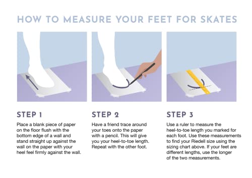 Riedell Skates - Sparkle - Recreational Soft Beginner Figure Ice Skates | Snow