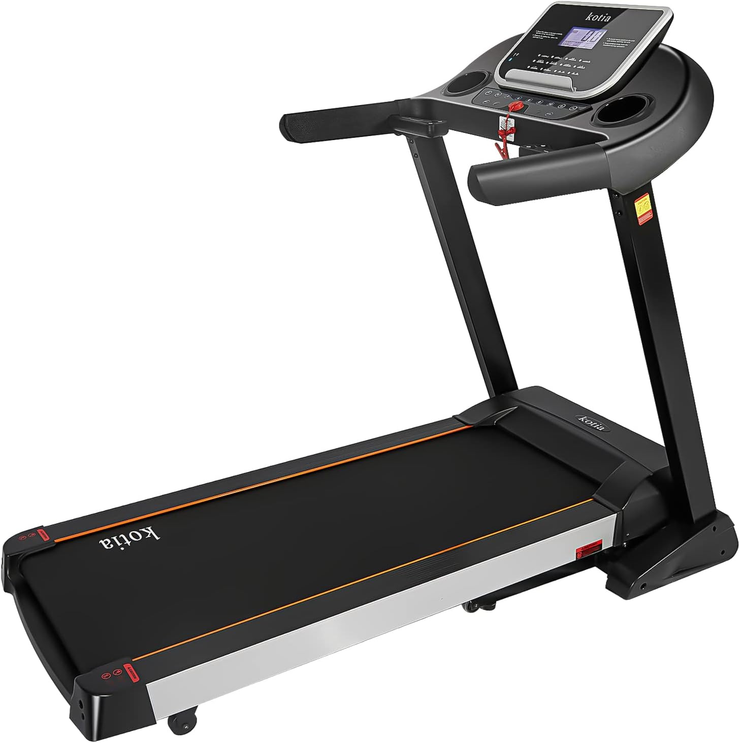 kotia Folding Treadmill 330 lb Capacity Electric Treadmill with 15 Levels Auto Incline and Large Running Area for Home Gym Workout (3.25HP Model TD1460)