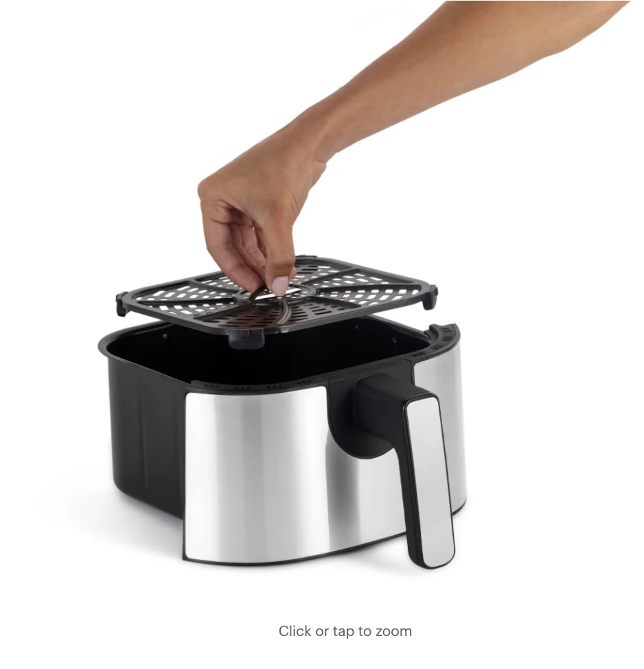 Bella Pro Series - 4.2-qt. Digital Air Fryer with Stainless Steel Finish - Stainless Steel